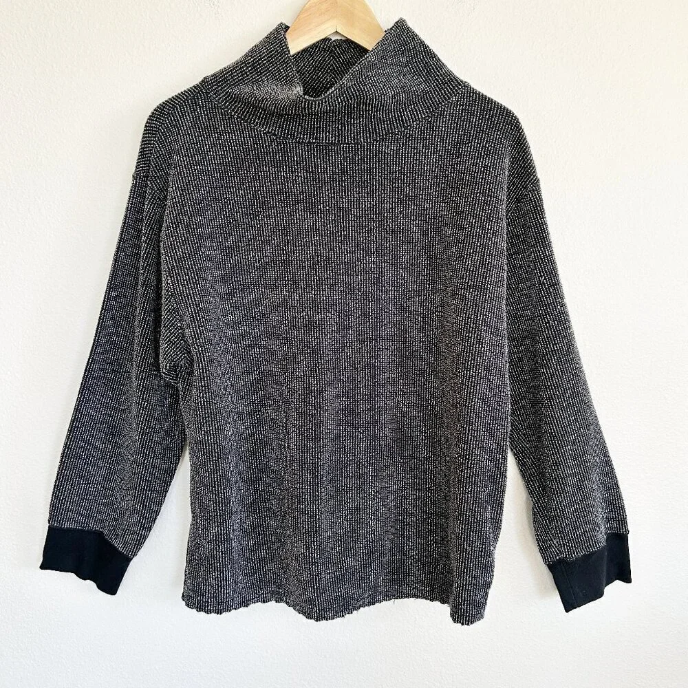 Nike Sweater Yoga Luxe Pullover Cowl Neck Dri-Fit Black Sweatshirt